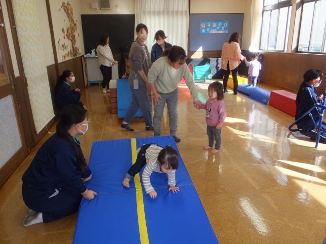 親子で運動遊び1